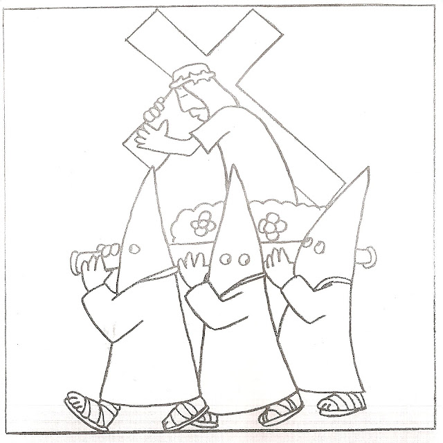 DIBUJOS DE PASOS DE SEMANA SANTA PARA COLOREAR DIBUJOS DE PASOS DE SEMANA SANTA PARA COLOREAR